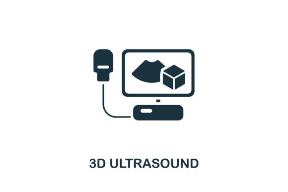3D Ultrasound Icon for Designers and Professionals