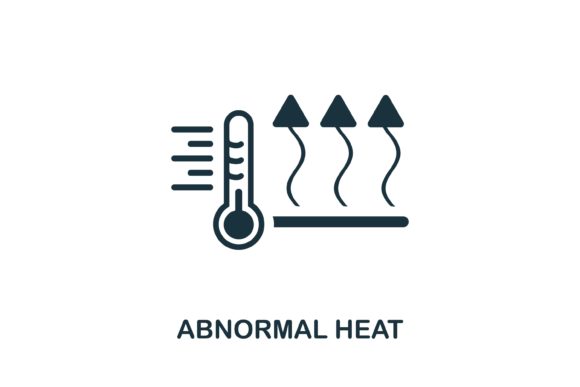 Abnormal Heat Icon: A Bold Visual for Modern Design Projects