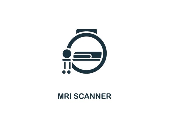 Creative MRI Scanner Icon for Modern Design Projects
