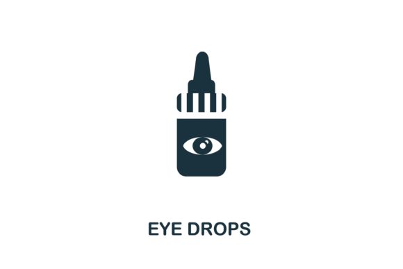 Eye Drops Icon: A Versatile Design Asset for Medical and Web Projects