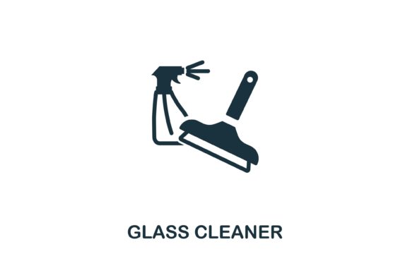 Glass Cleaner Icon: A Versatile Design Asset for Web and Visual Projects