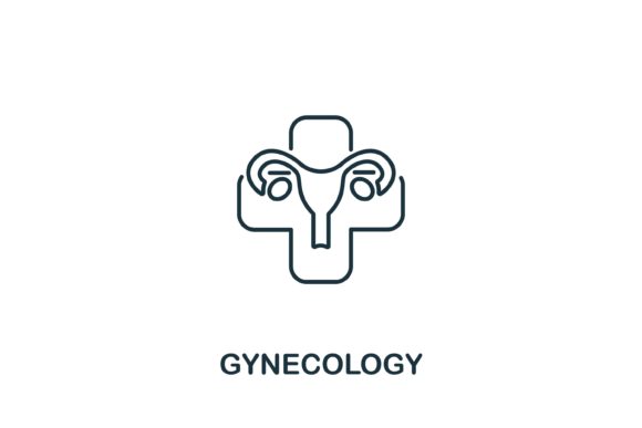 Gynecology Icon for Medical Design Projects