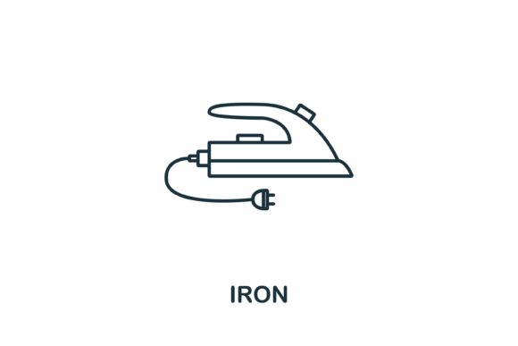 Iron Icon from Household Collection
