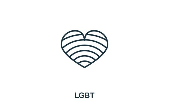 LGBT Icon: A Versatile Symbol for Modern Design and Communication