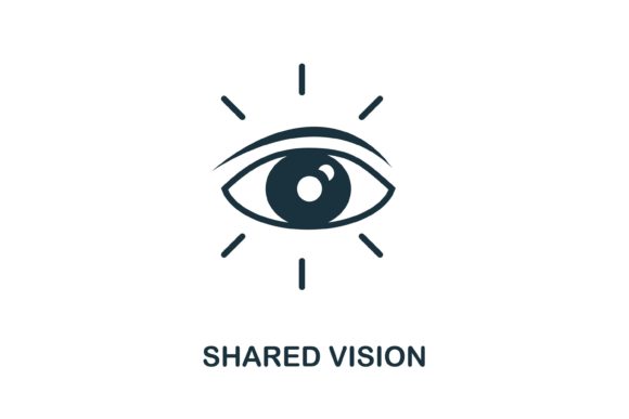 Shared Vision Icon: A Simple, Powerful Design Asset